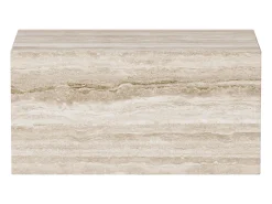 Mesa de apoio em travertino – bege – Dove Wide