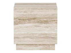 Mesa de apoio em travertino – bege – Heron