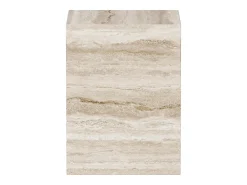 Mesa de apoio em travertino – bege – Dove Low