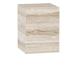 Mesa de apoio em travertino – bege – Dove Low