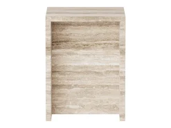 Mesa de apoio em travertino – bege – Falcon