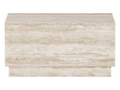Mesa de apoio em travertino – bege – Heron Wide