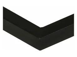 Mesa de apoio formato em U 45x30x61 cm madeira de acácia maciça