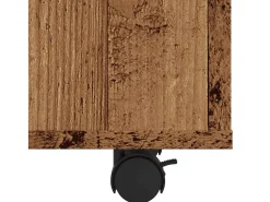 Mesa de apoio madeira velha 70x35x55 cm madeira trabalhada