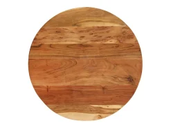 Mesa de apoio 60x(42-62) cm acácia maciça e ferro fundido PT277128