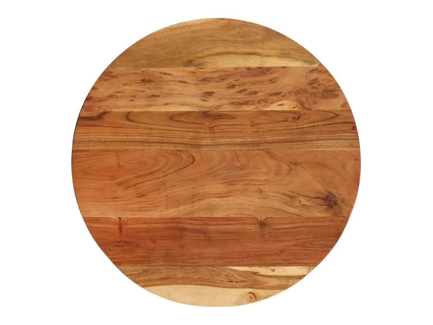 Mesa de apoio 60x(42-62) cm acácia maciça e ferro fundido PT277128