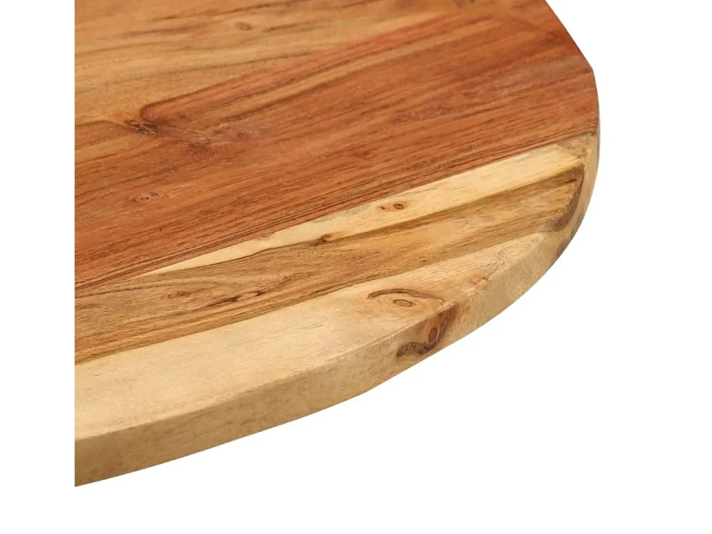 Mesa de apoio 60x(42-62) cm acácia maciça e ferro fundido PT277128