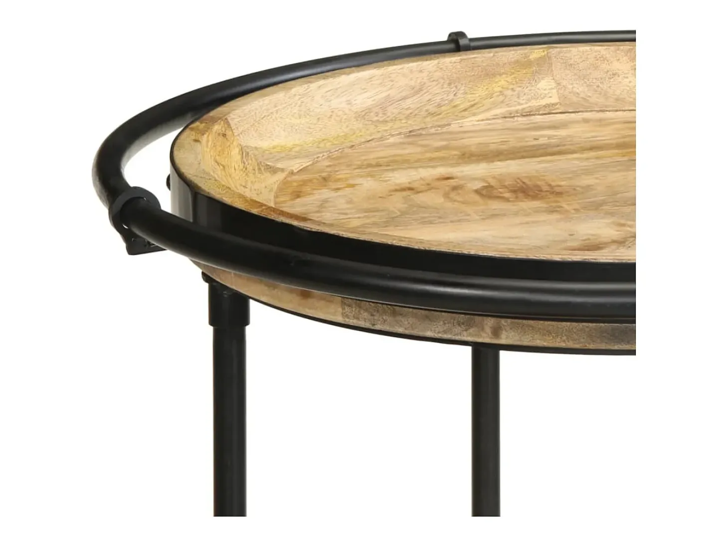 Mesa de apoio Ø55x83 cm madeira de mangueira maciça