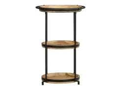 Mesa de apoio Ø55x83 cm madeira de mangueira maciça
