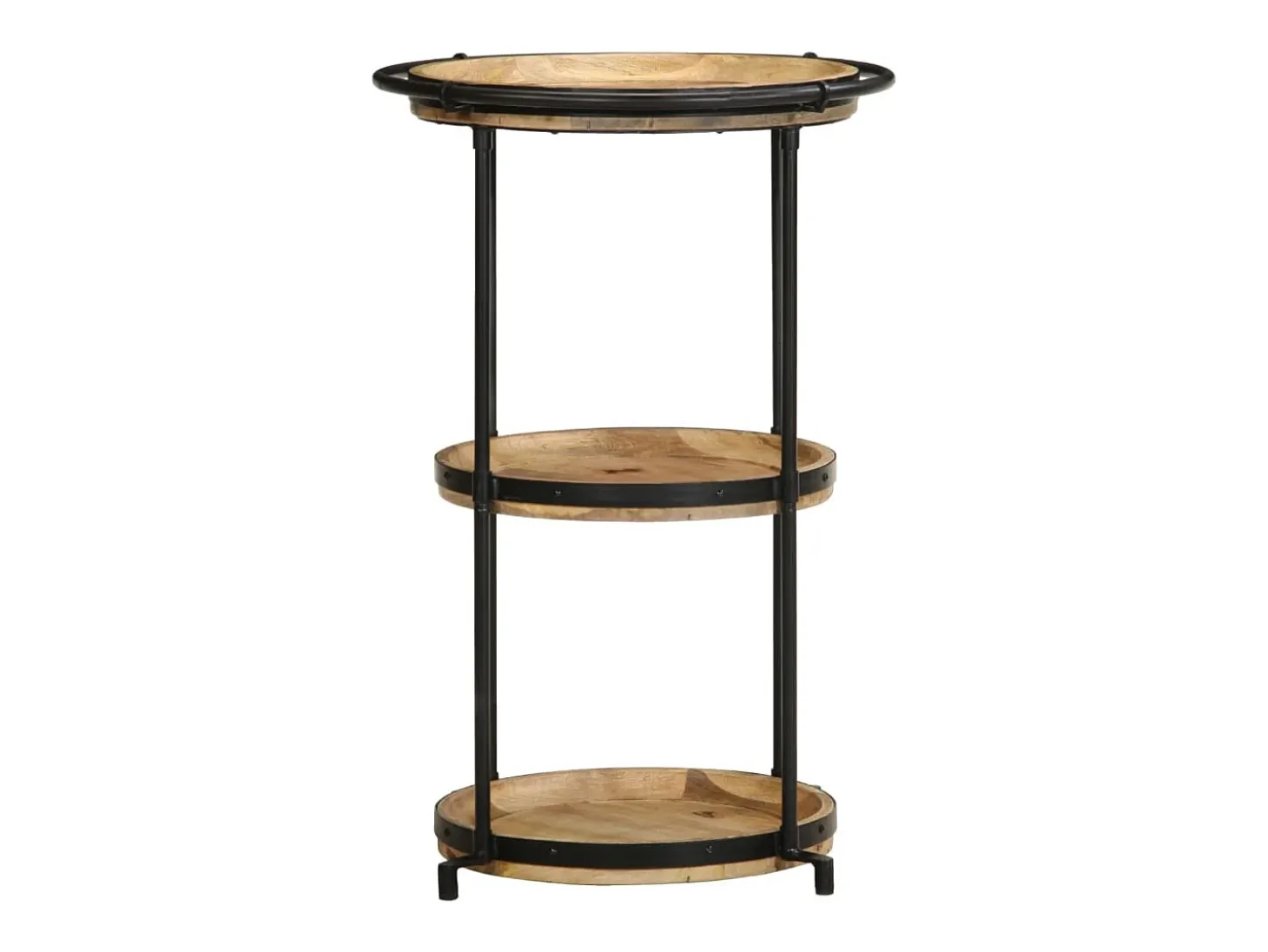 Mesa de apoio Ø55x83 cm madeira de mangueira maciça