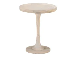 Mesa de apoio Ø60x75 cm madeira de mangueira maciça