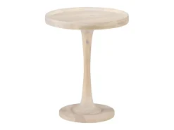 Mesa de apoio Ø60x75 cm madeira de mangueira maciça