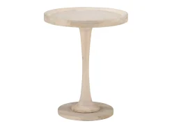 Mesa de apoio Ø60x75 cm madeira de mangueira maciça