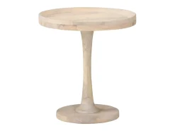 Mesa de apoio Ø50x55 cm madeira de mangueira maciça