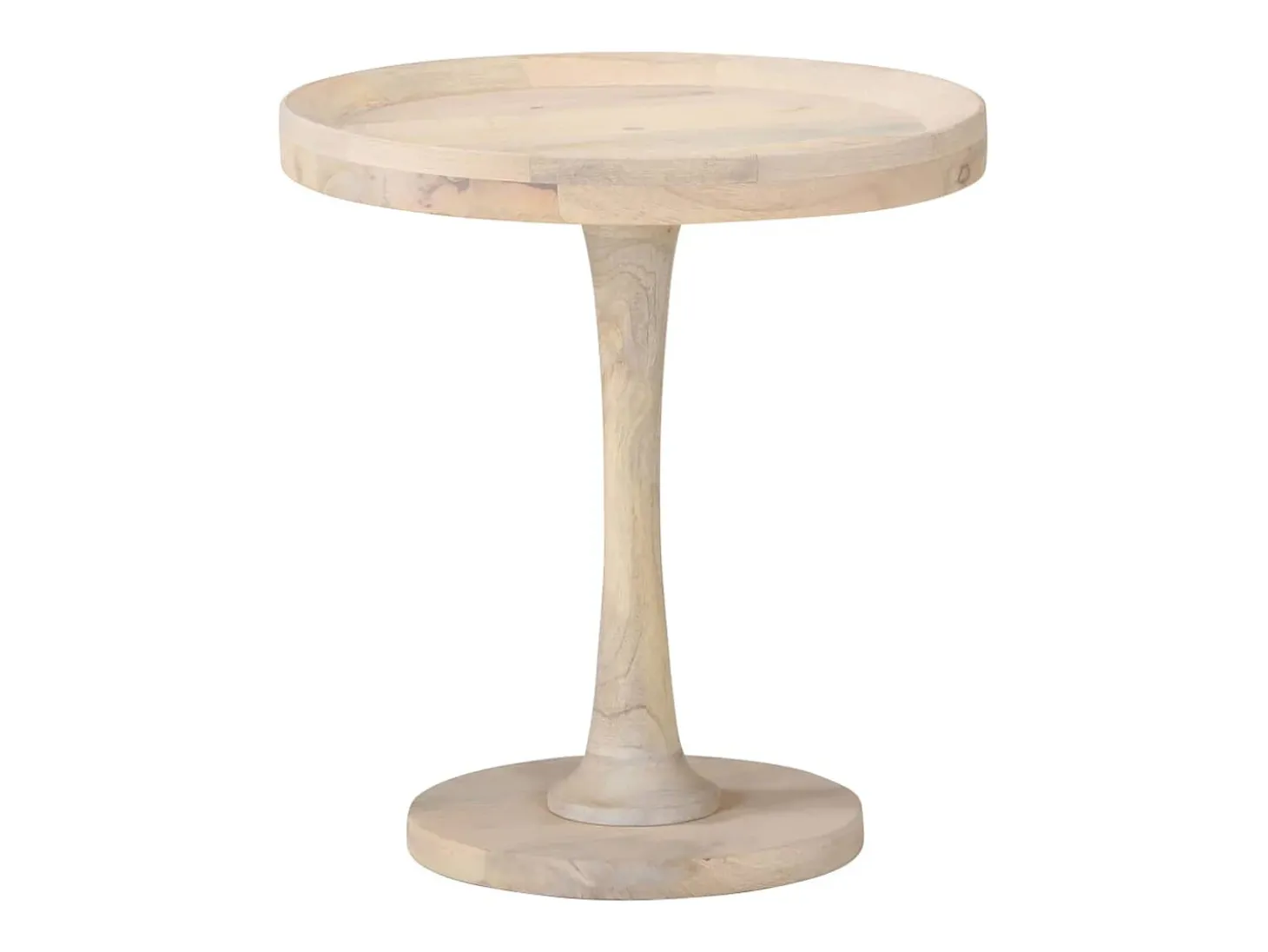 Mesa de apoio Ø50x55 cm madeira de mangueira maciça