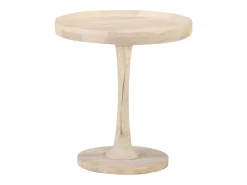 Mesa de apoio Ø50x55 cm madeira de mangueira maciça