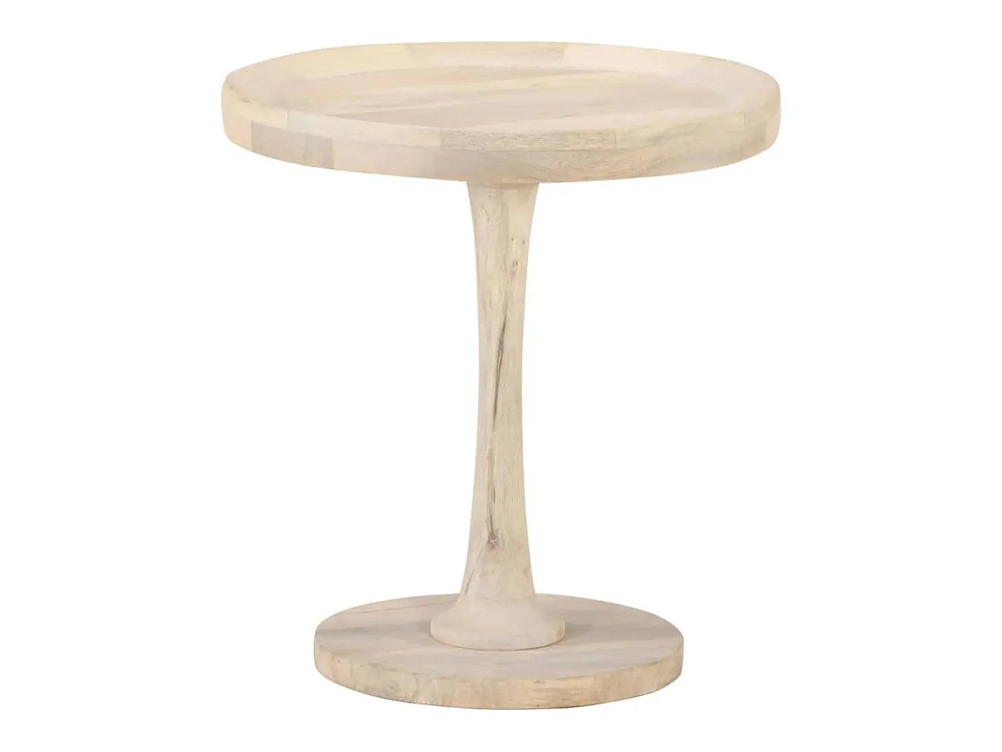 Mesa de apoio Ø50x55 cm madeira de mangueira maciça