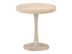 Mesa de apoio Ø50x55 cm madeira de mangueira maciça