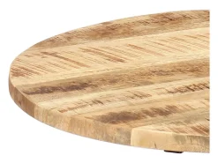 Mesa de apoio 60x(46-63) cm mangueira maciça e ferro fundido PT268229