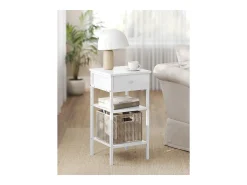 Mesa de Apoio 35x35x70 cm branco