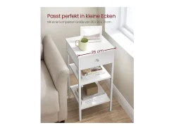 Mesa de Apoio 35x35x70 cm branco