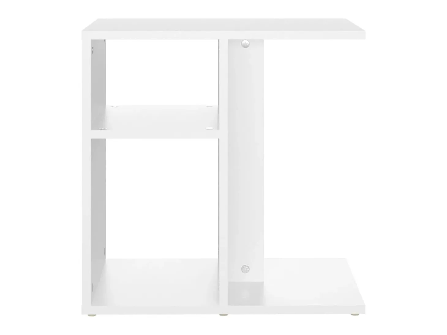 Mesa de apoio 50x30x50 cm contraplacado branco