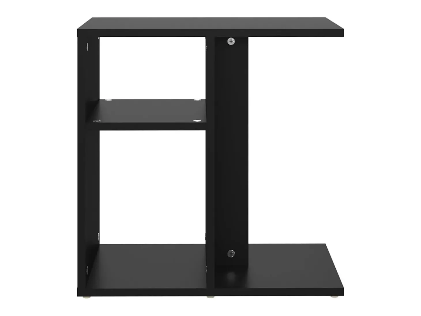 Mesa de apoio 50x30x50 cm contraplacado preto