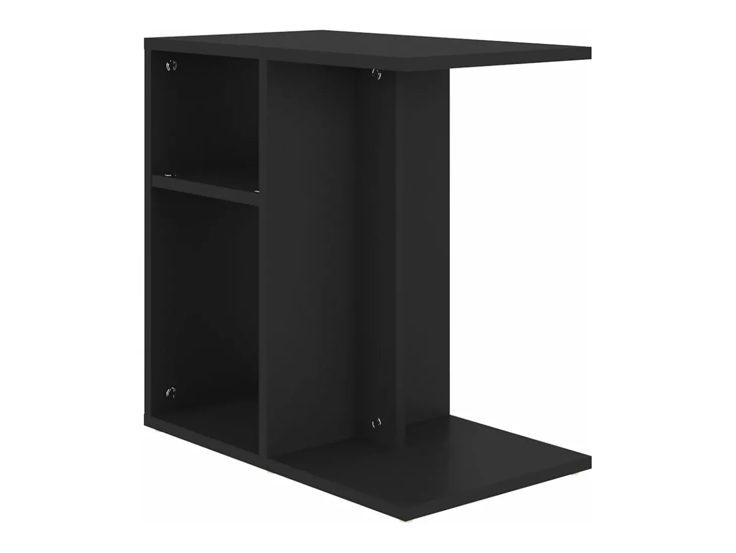 Mesa de apoio 50x30x50 cm contraplacado preto