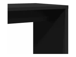 Mesa de apoio 50x30x50 cm contraplacado preto