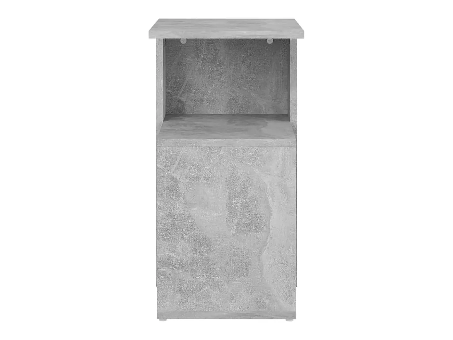 Mesa de apoio 36x30x56 cm contraplacado cinzento cimento