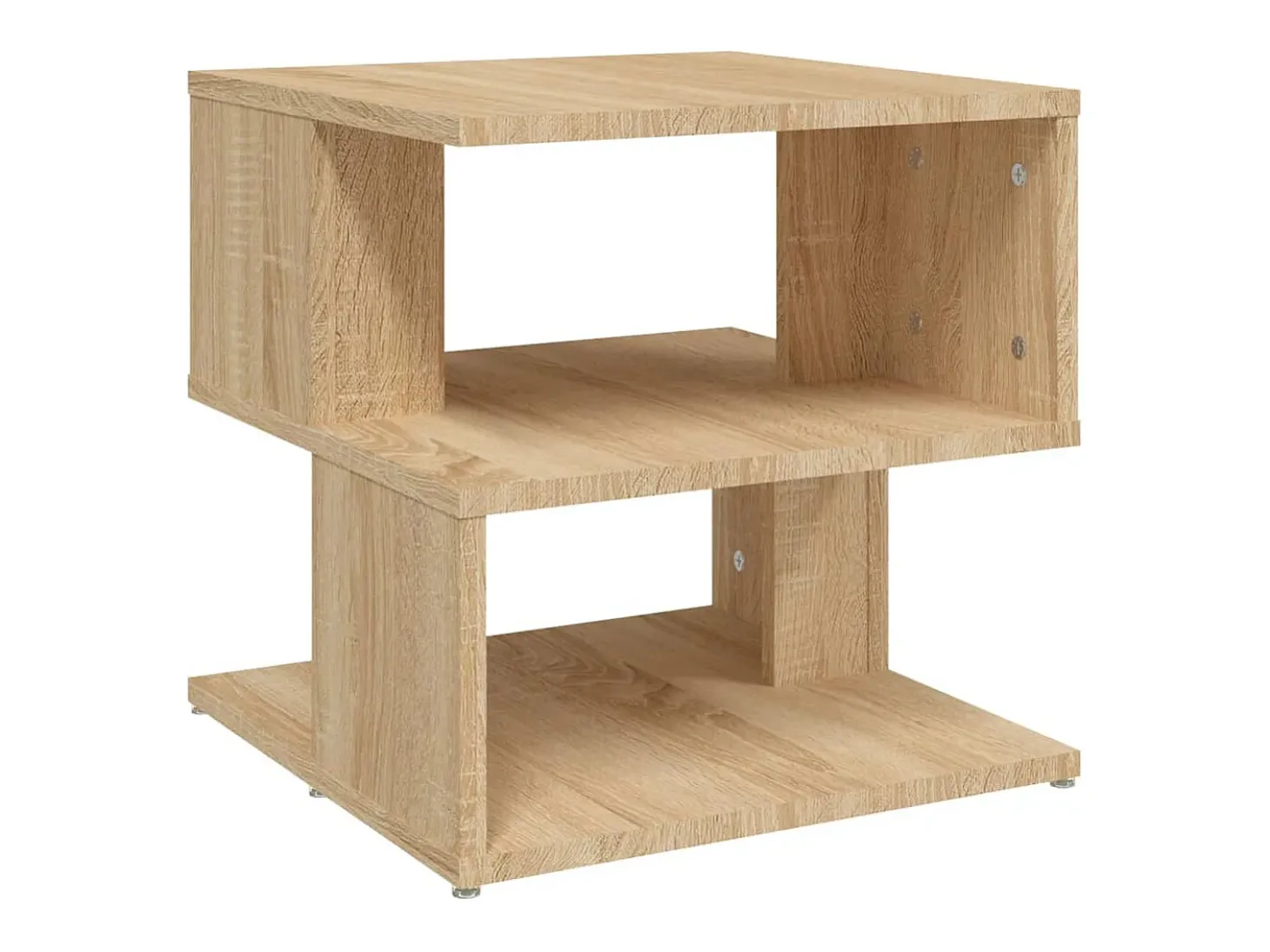 Mesa de apoio 40x40x40 cm contraplacado cor carvalho sonoma