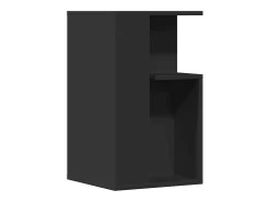 Mesa de apoio 35x35x60 cm derivados de madeira preto PT313642