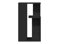 Mesa de apoio 35x35x60 cm derivados de madeira preto PT313642