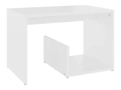 Mesa de apoio 59x36x38 cm derivados de madeira branco