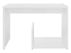 Mesa de apoio 59x36x38 cm derivados de madeira branco