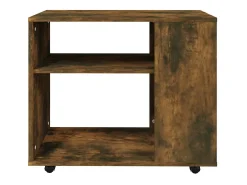 Mesa de apoio 70x35x55 cm derivados de madeira carvalho fumado