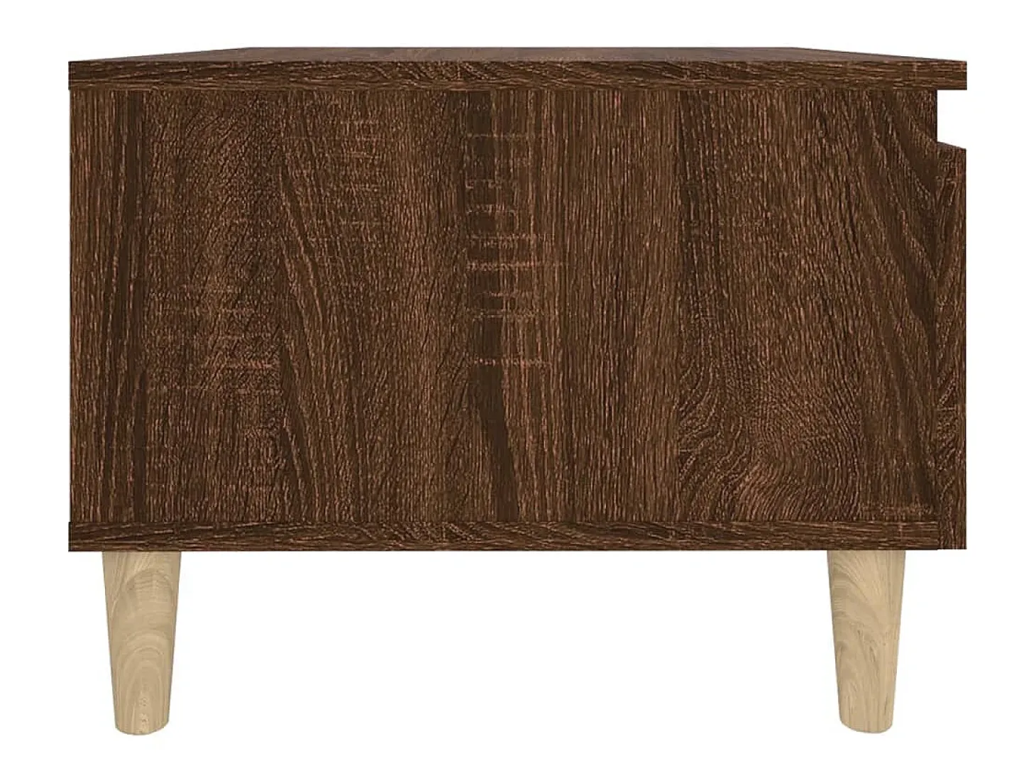 Mesa de apoio 50x46x35 cm derivados madeira carvalho castanho