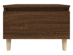 Mesa de apoio 50x46x35 cm derivados madeira carvalho castanho
