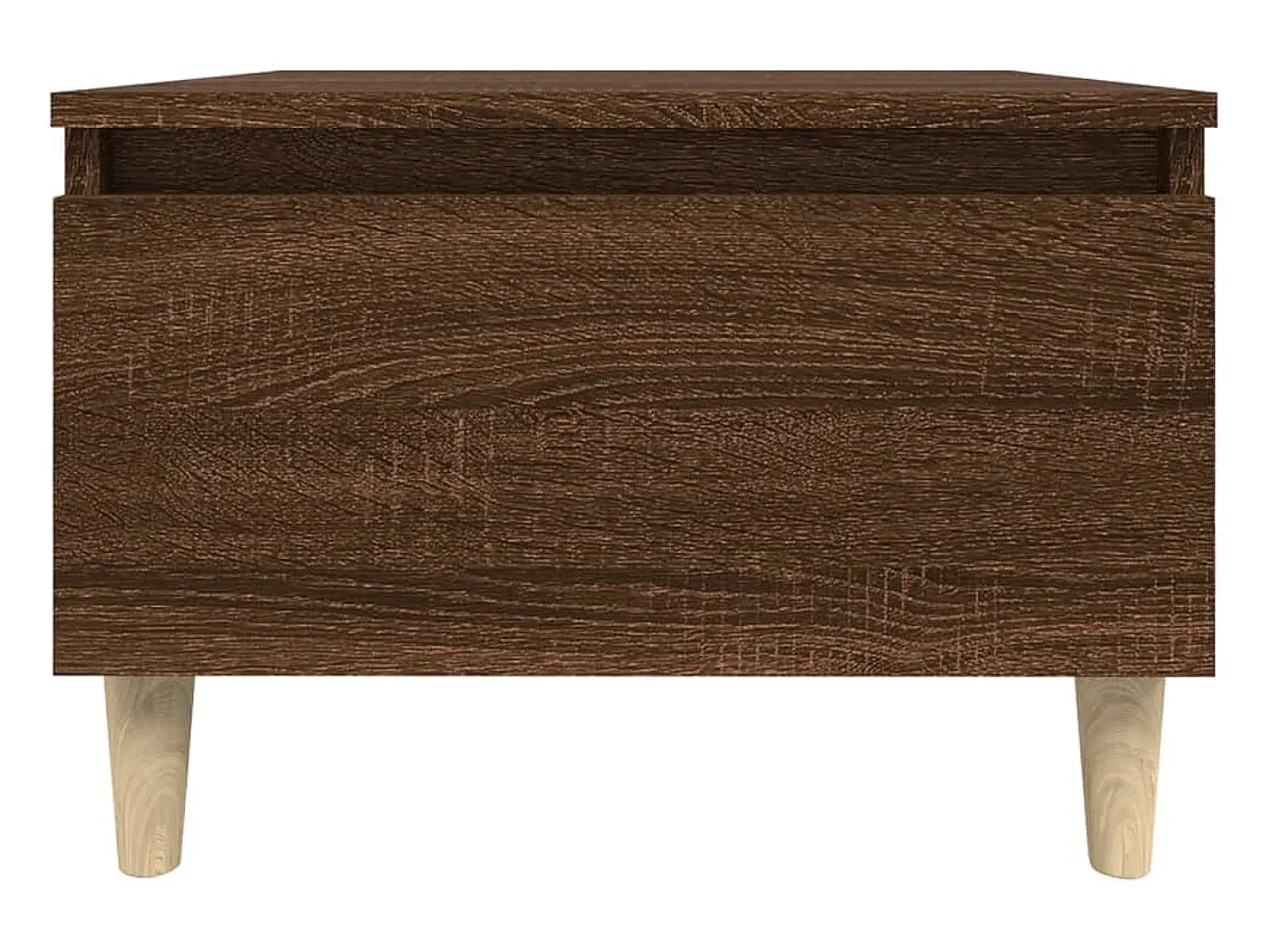 Mesa de apoio 50x46x35 cm derivados madeira carvalho castanho