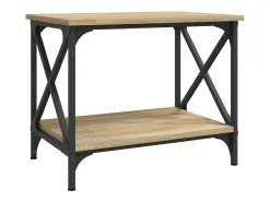 Mesa de apoio 55x38x45 cm derivados de madeira carvalho sonoma PT130889