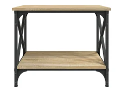 Mesa de apoio 55x38x45 cm derivados de madeira carvalho sonoma PT130889