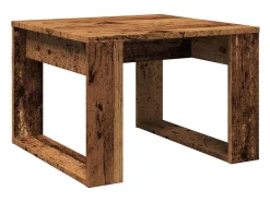 Mesa de apoio 50x50x35 cm derivados de madeira madeira velha