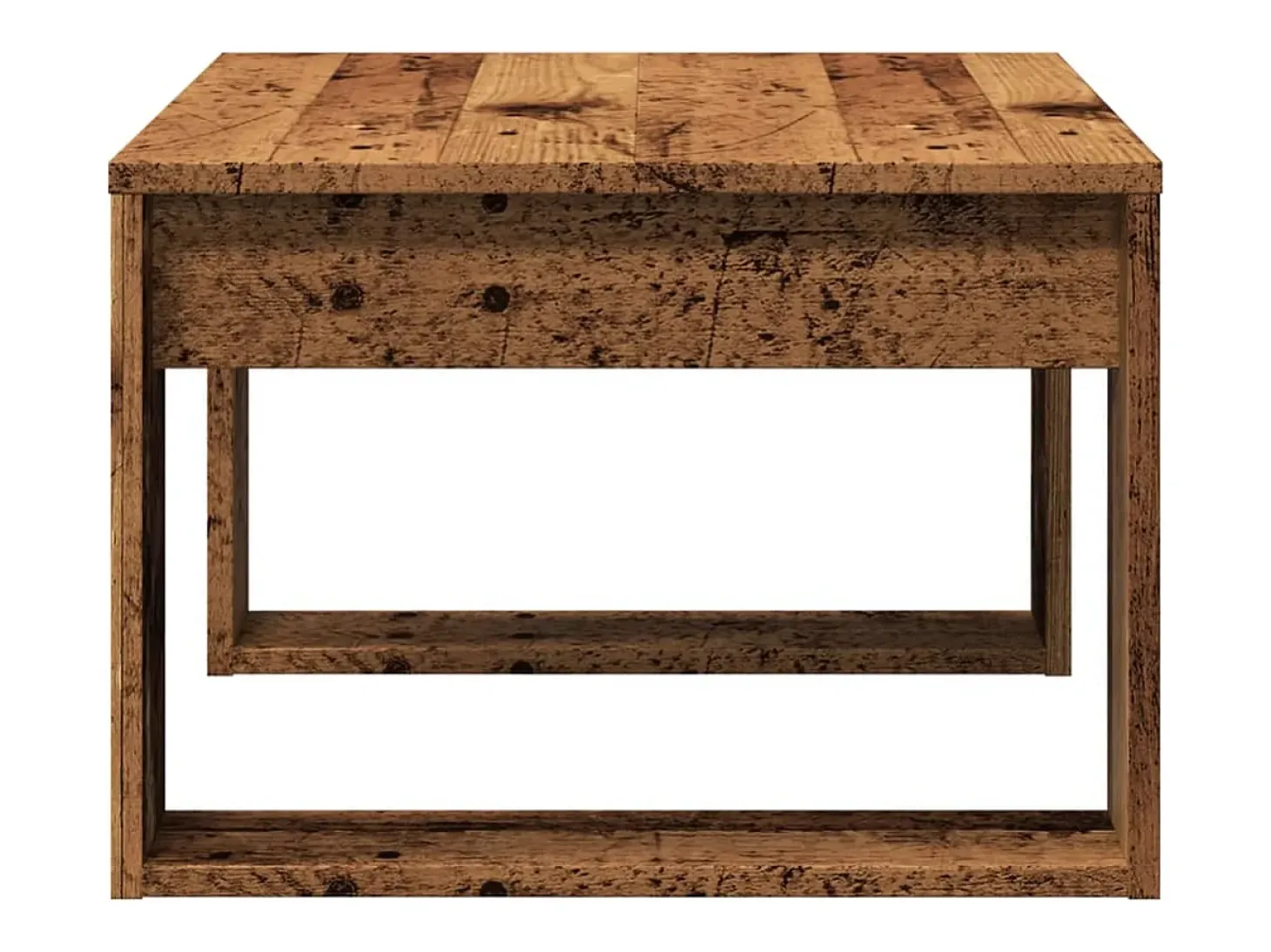 Mesa de apoio 50x50x35 cm derivados de madeira madeira velha