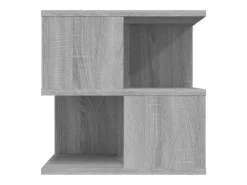 Mesa de apoio 40x40x40 cm derivados madeira cinzento sonoma