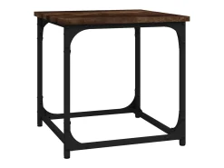 Mesa de apoio 40x40x40 cm derivados de madeira carvalho fumado