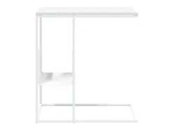 Mesa de apoio 55x36x59,5 cm derivados de madeira branco
