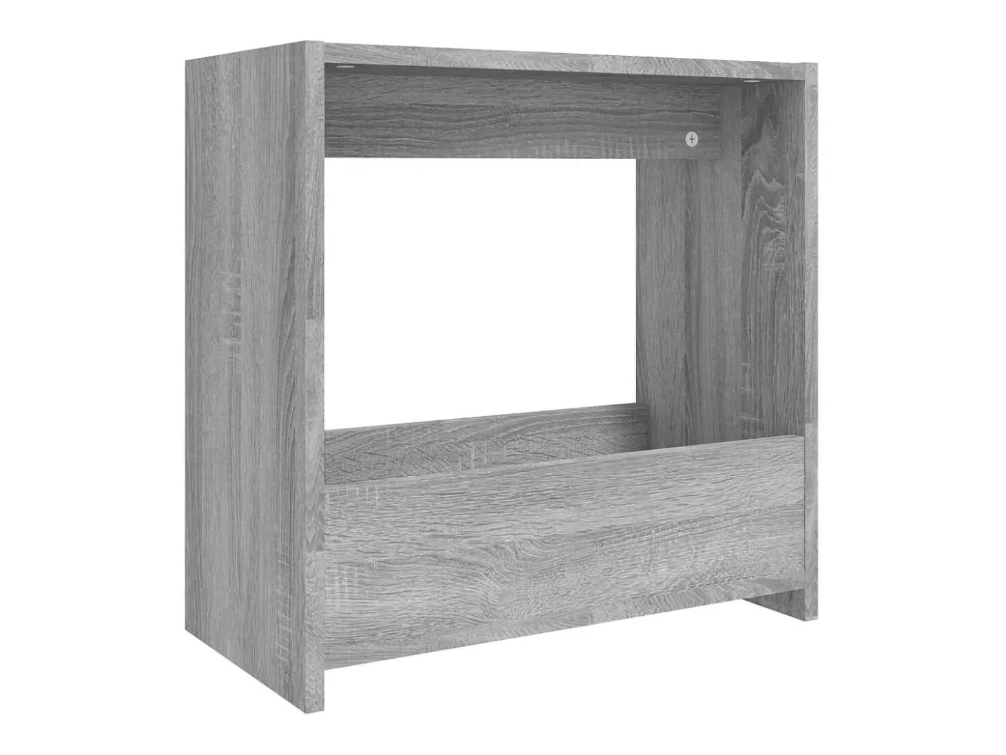 Mesa de apoio 50x26x50 cm derivados de madeira cinzento sonoma