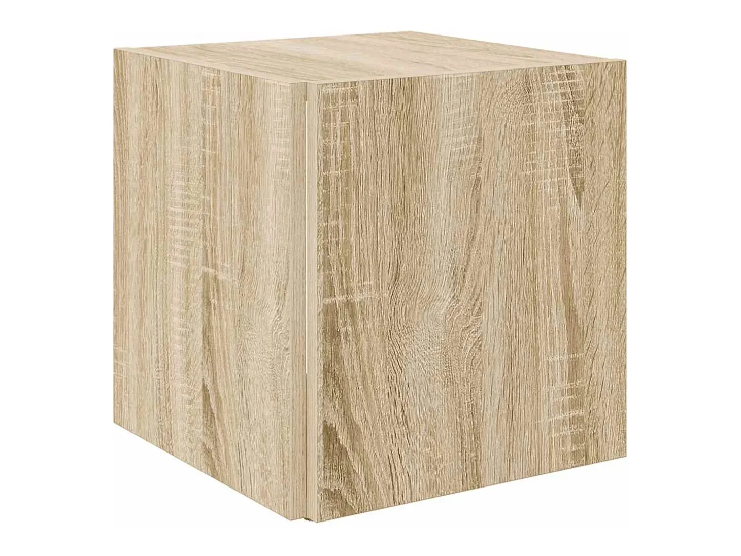 Mesa de apoio 33x33x34,5 cm derivados madeira carvalho sonoma