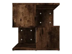 Mesa de apoio 40x40x40 cm derivados de madeira carvalho fumado