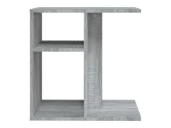 Mesa de apoio 50x30x50 cm derivados de madeira cinzento sonoma